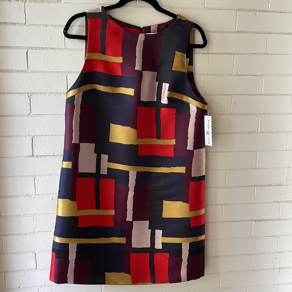 Alice & Olivia Clyde color block sheath dress - Picture 4 of 7